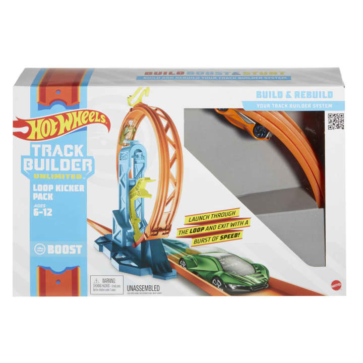 Hot Wheels Track Builder Unlimited Rapid Launch Builder Box, for Kids 6  Years & Up 