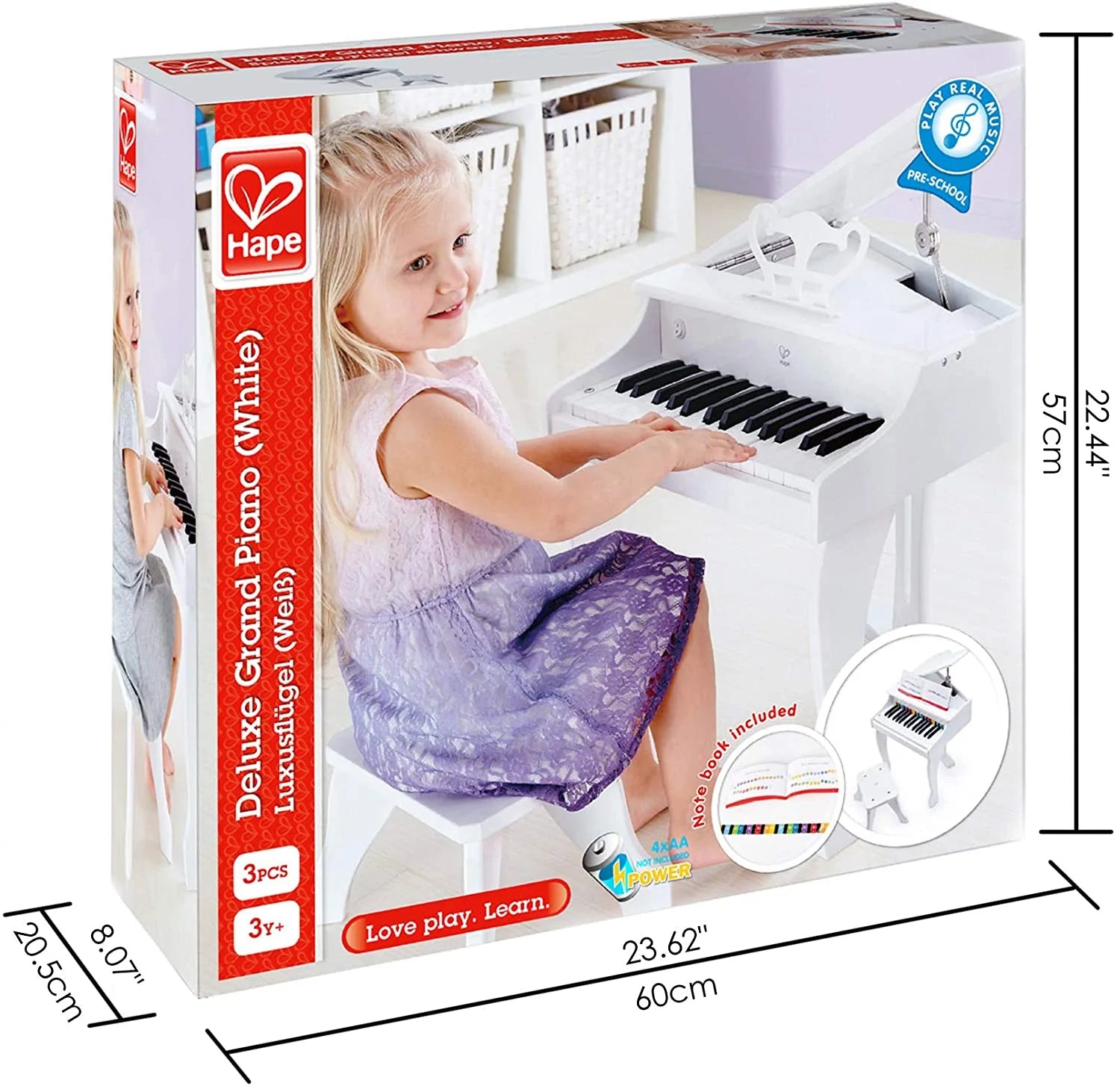 HAPE Deluxe Grand Piano – Kids Wonder Toys